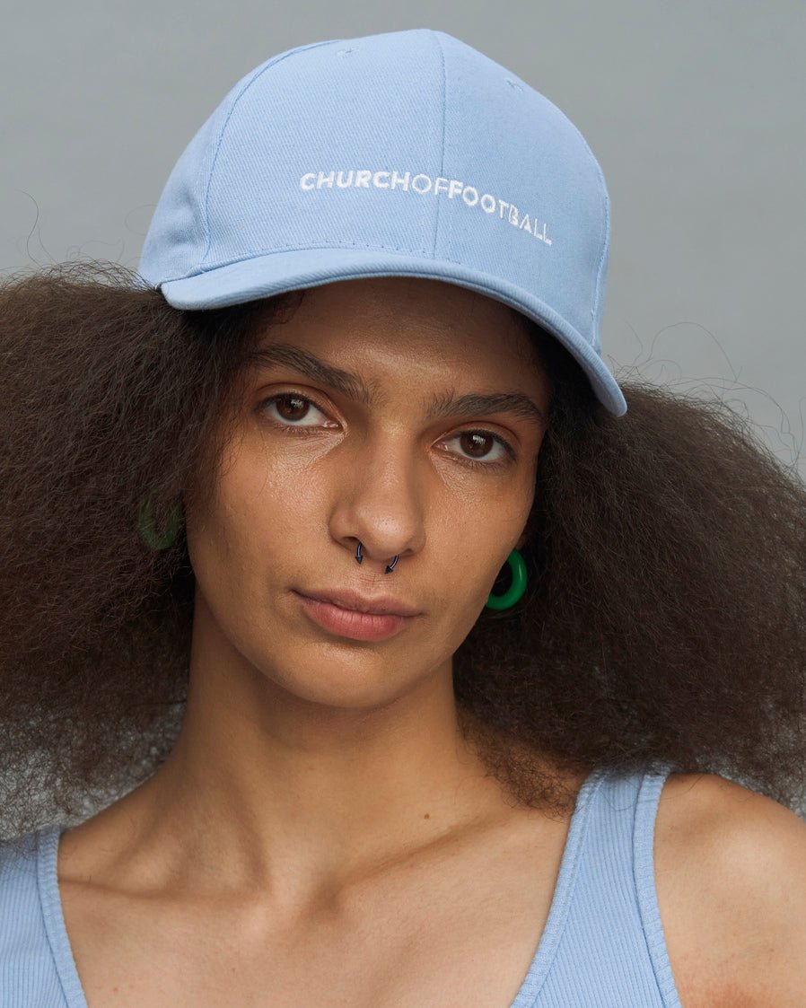 COF Cap sky blue - ChurchOfFootball