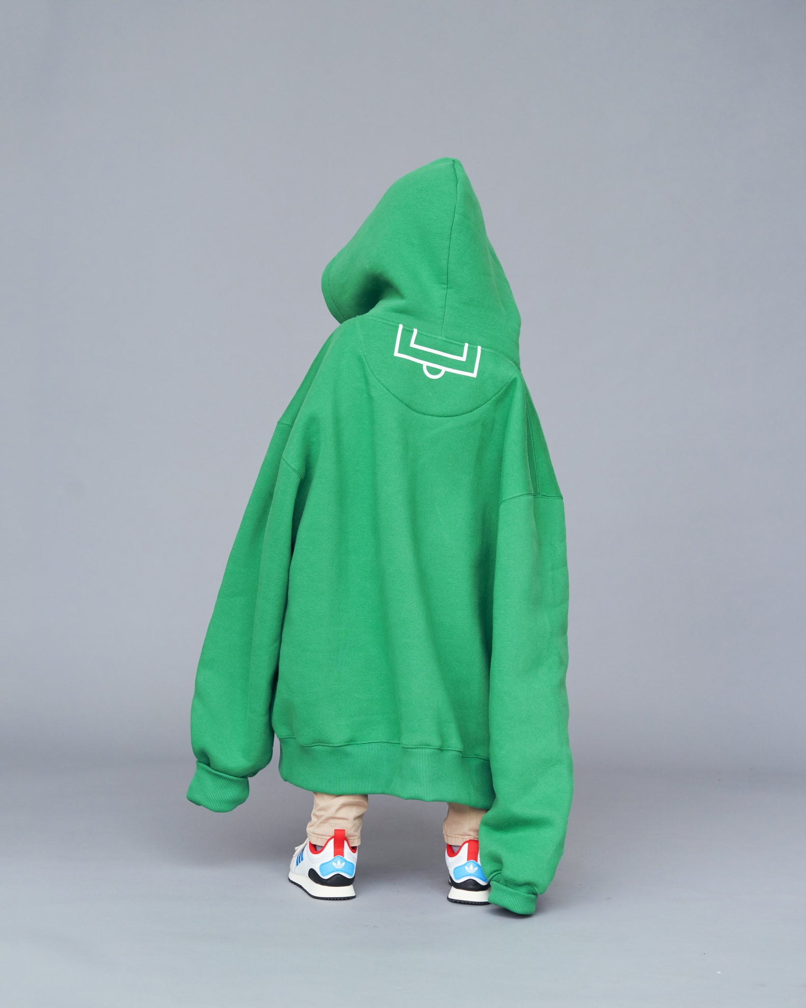 CoF original Hoodie grass green